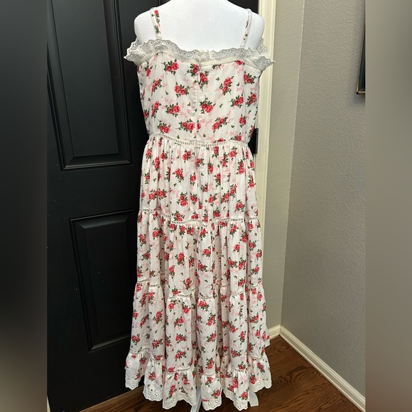 JessaKae The Madeline Romantic Floral Maxi Tiered Vintage Charm Sundress Size XL - Picture 8 of 15